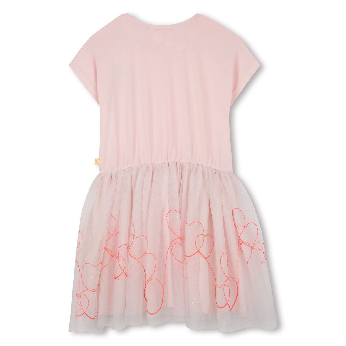 Robe bimatière pale rose, BILLIEBLUSH