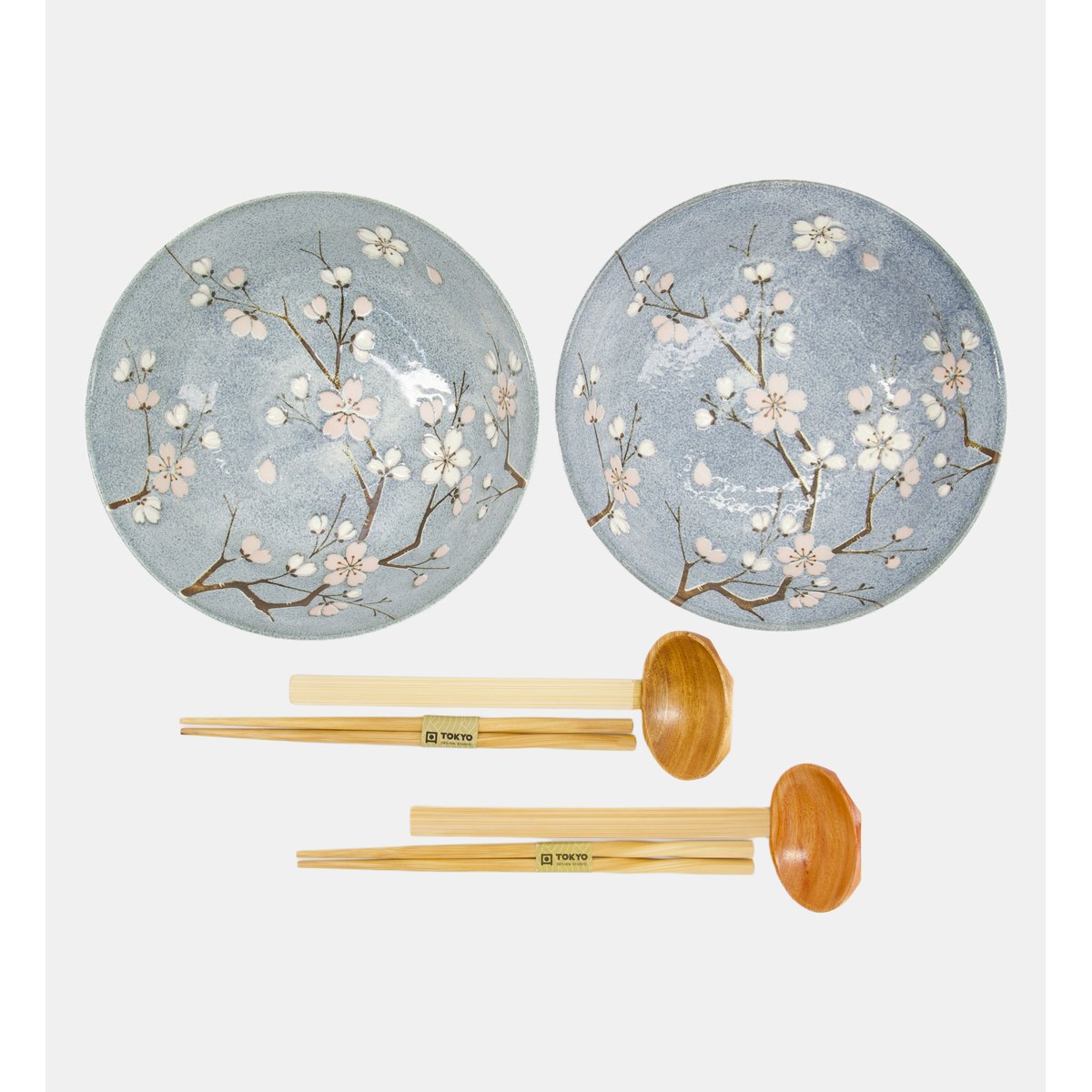 Coffret de 2 bols à ramen gris, TOKYO DESIGN STUDIO