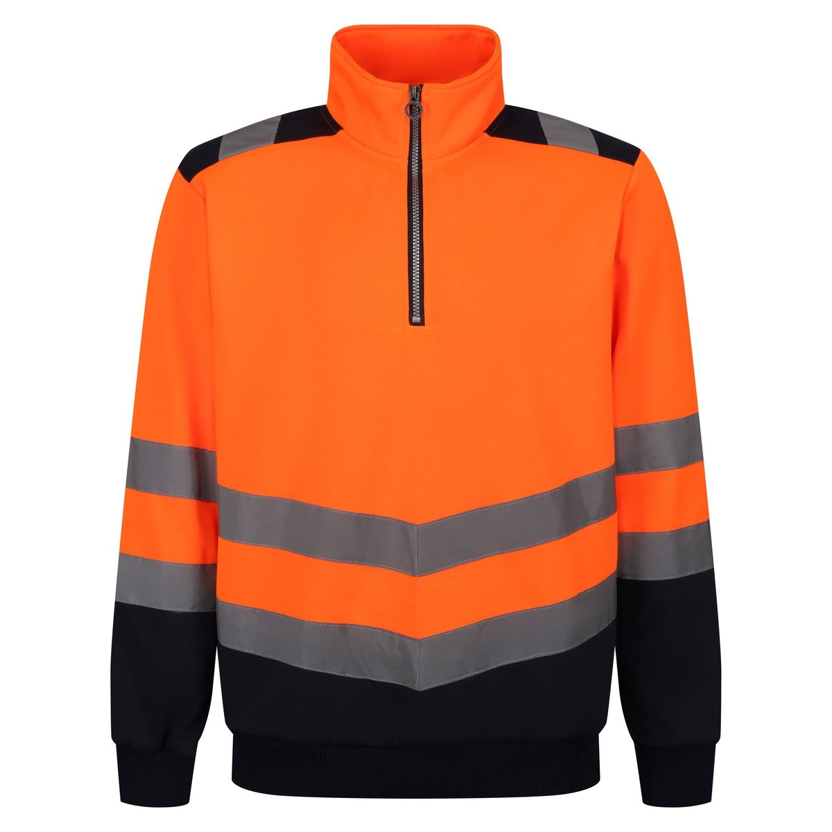 Sweat haute visibilité PRO orange / bleu marine, REGATTA