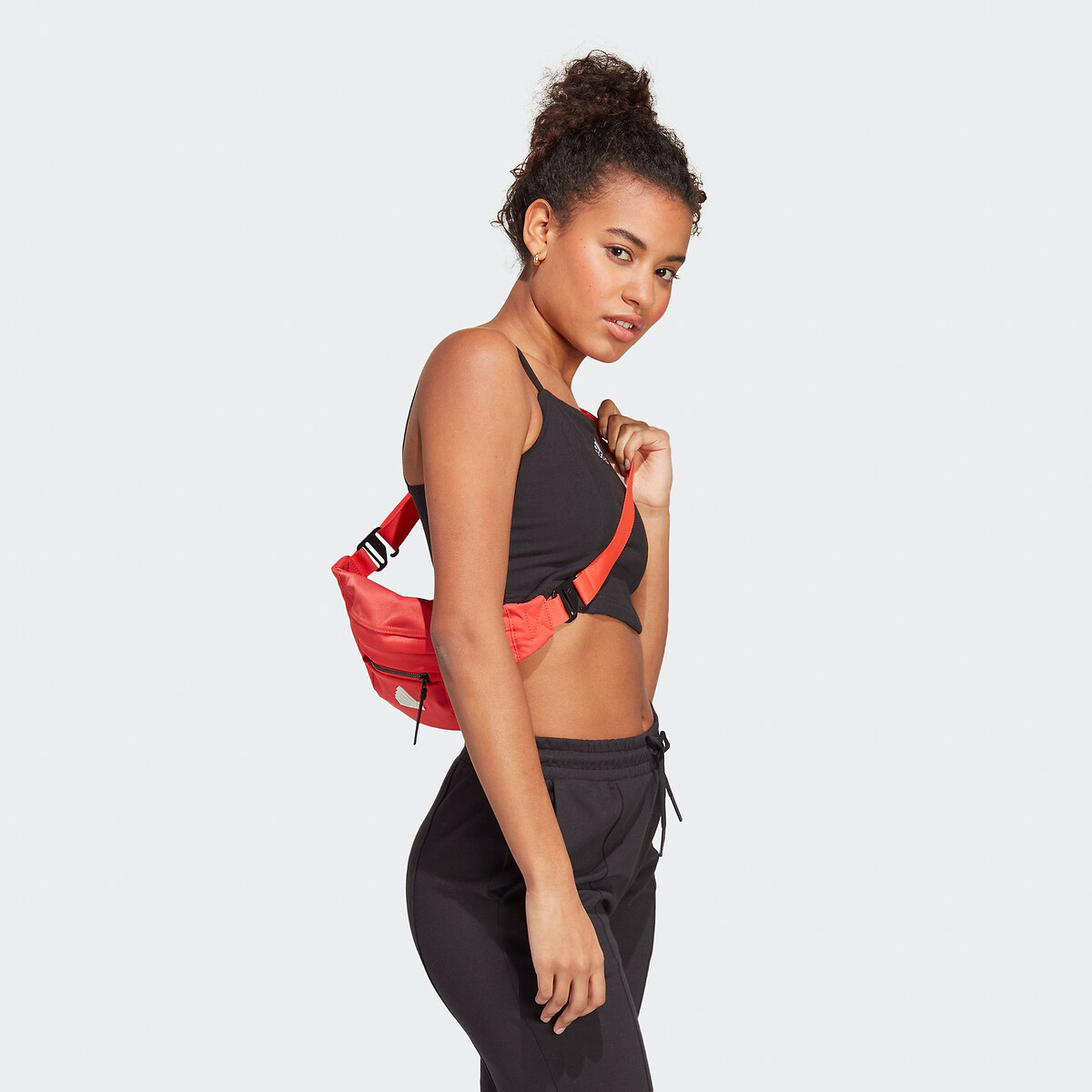 Top crop fines bretelles, Brand of Love noir, ADIDAS SPORTSWEAR