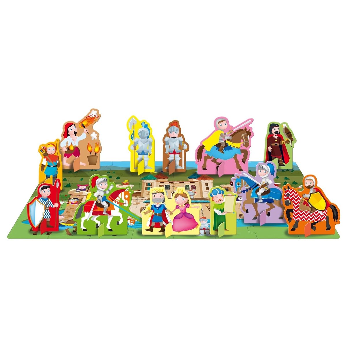 Livre et puzzle Les chevaliers turquoise, SASSI JUNIOR