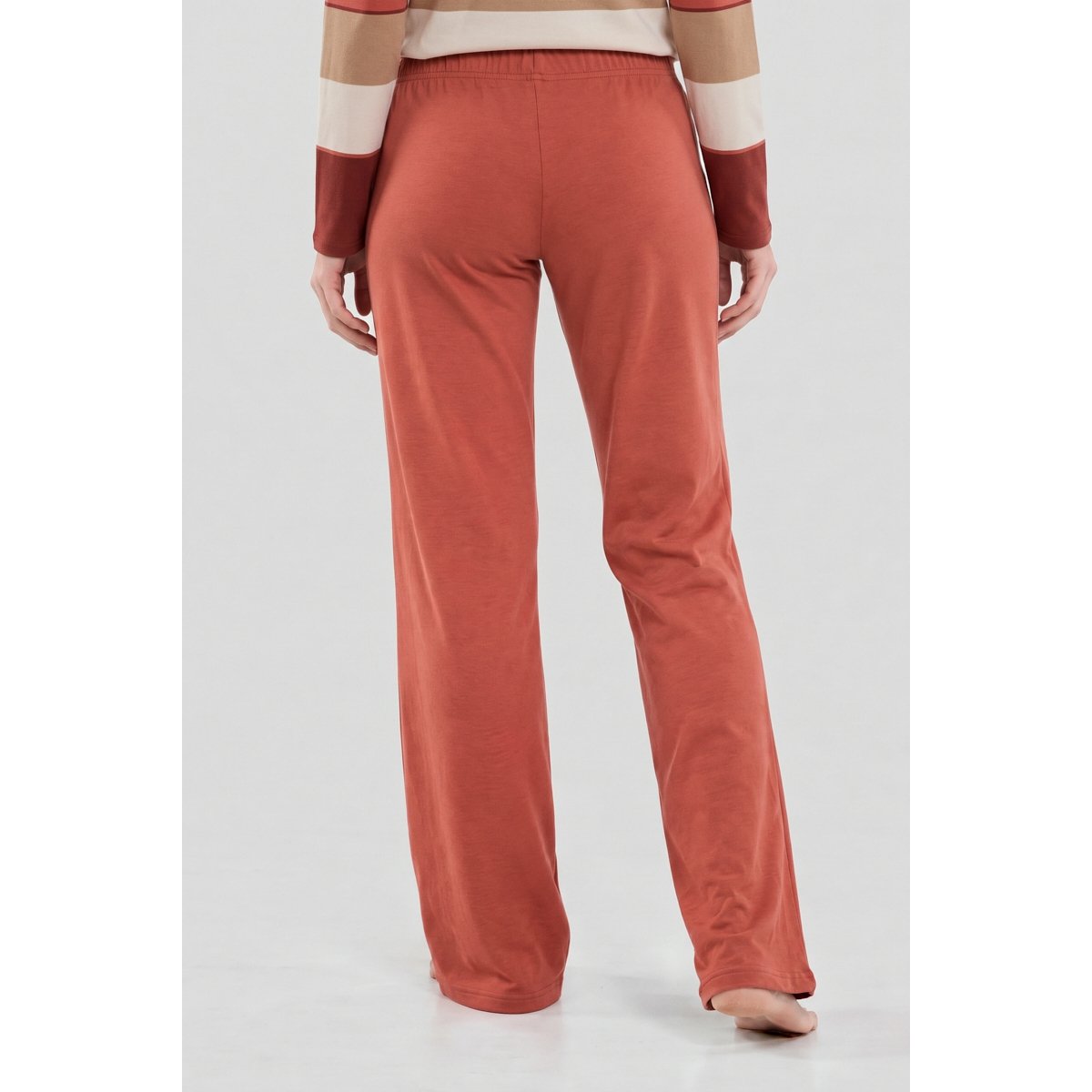 Pyjama rayé long - coton bettroot/nature/gabardine/, ARMOR-LUX