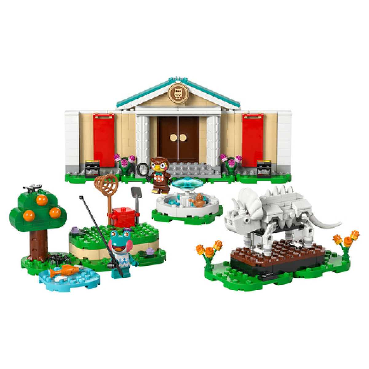 77056 Animal Crossing: Les collections du musee de Thibou couleur unique, LEGO