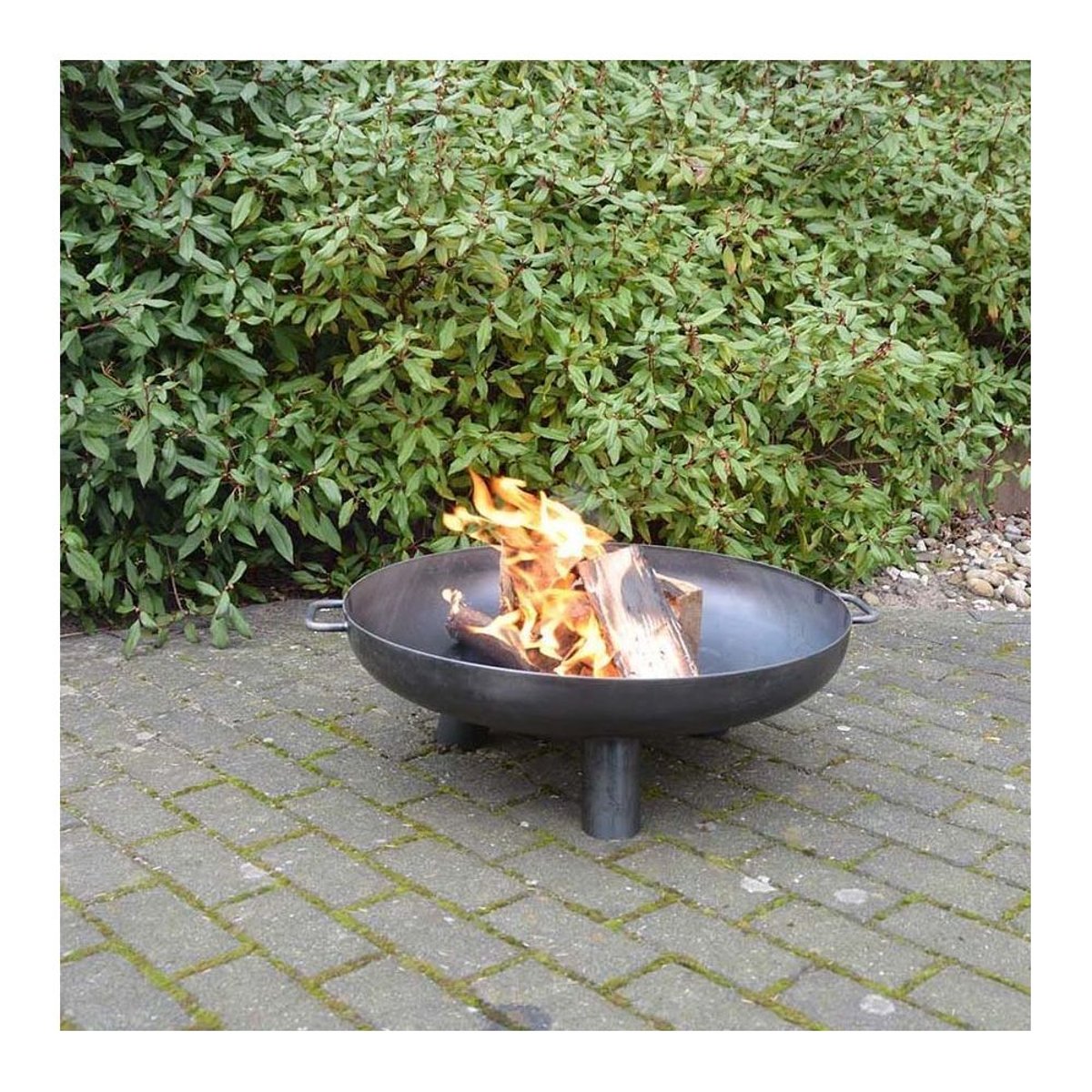 Brasero en acier 3 larges pieds Diamètre 70 cm 6777, FANCY FLAMES