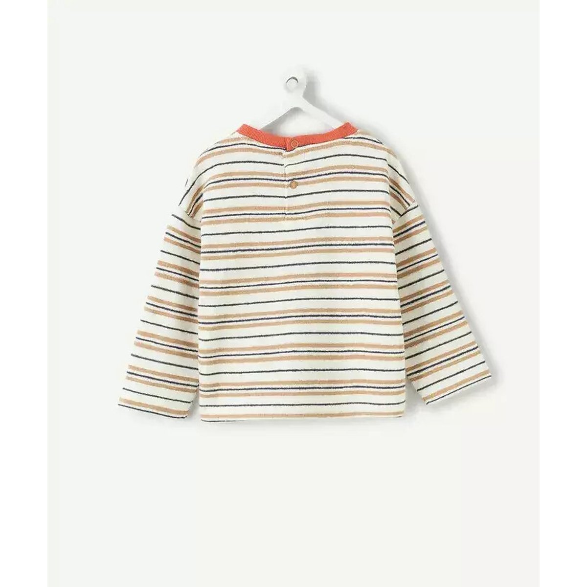 T-shirt a maniche lunghe ecru , TAPE A L'OEIL