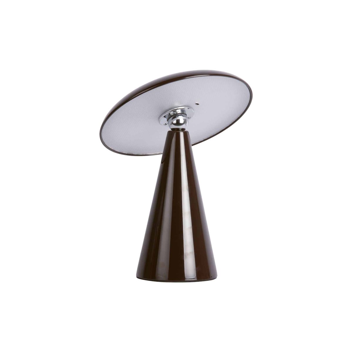 Lampe De Table Mélamine PHOEBE brun foncé, LEITMOTIV