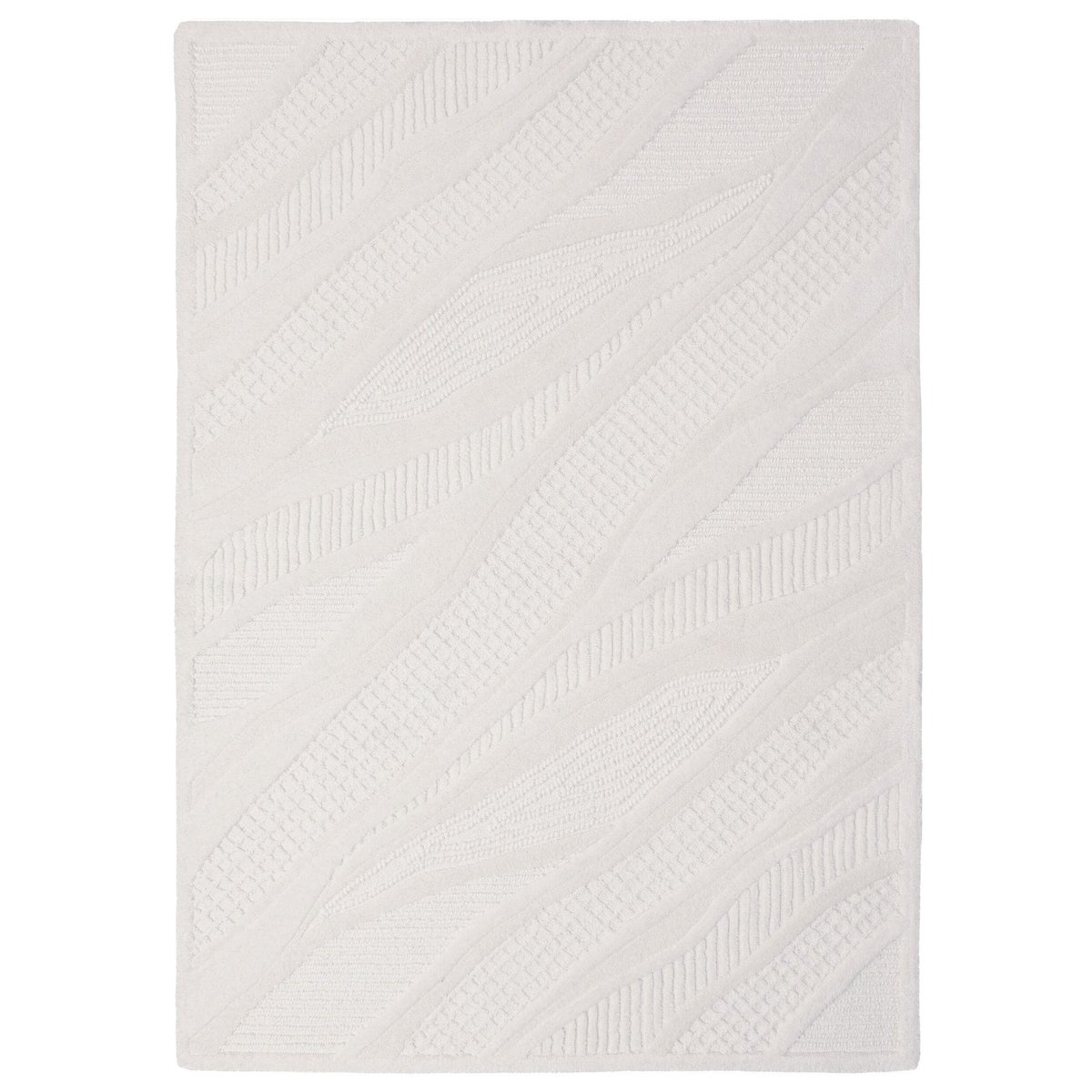 Tapis en laine ABSTRAIT blanc, FLAIR RUGS