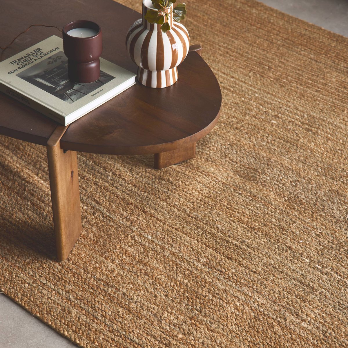 Tapis intérieur rectangulaire PADMA naturel, SWEEEK