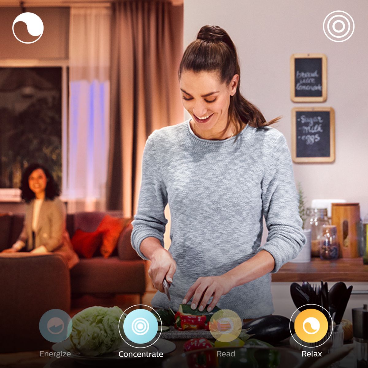 Ampoule LED connectée E14 White&Color Ambiance Flamme multicolore, PHILIPS HUE