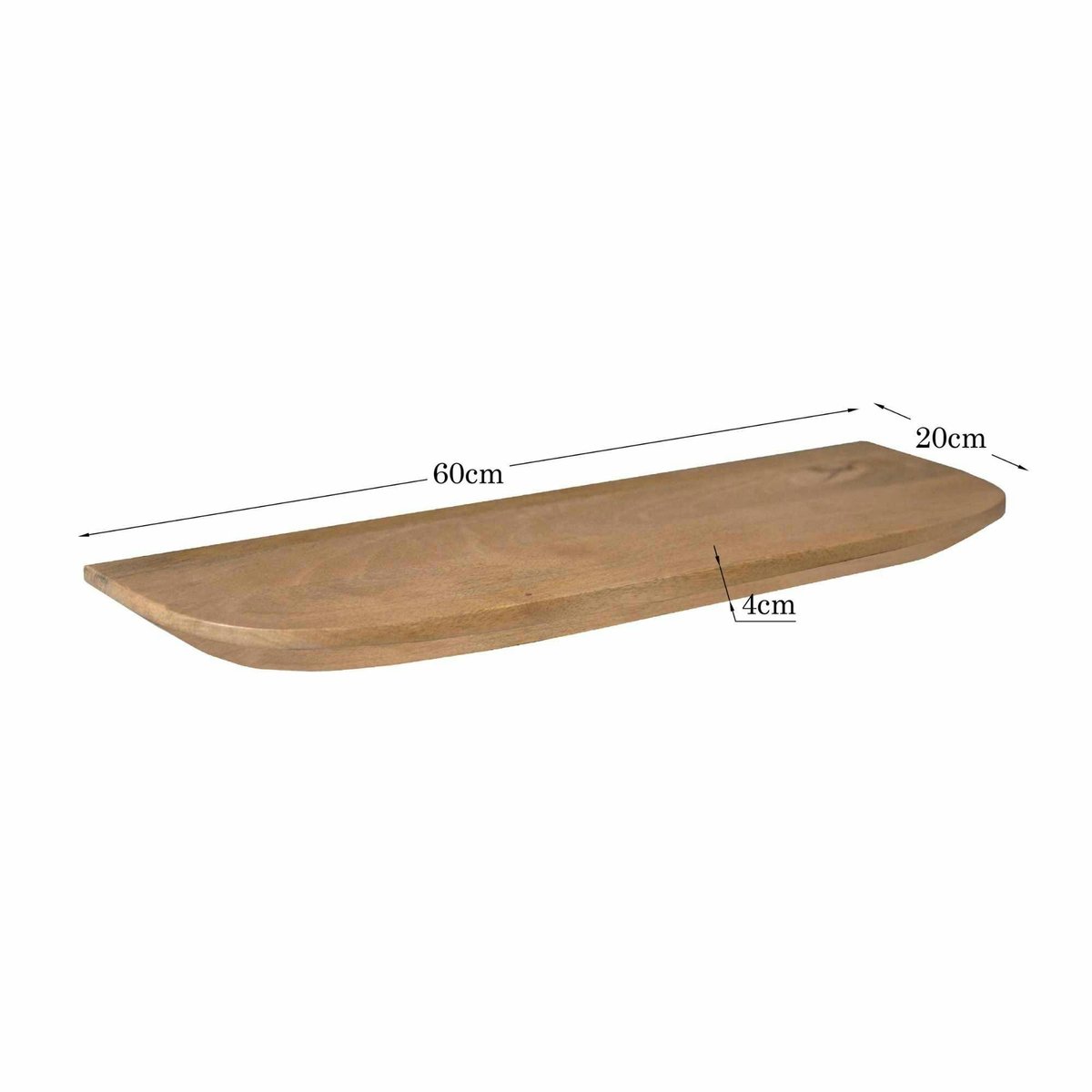 Etagère murale en bois (lot de 3) ALMA bois clair, PIER IMPORT