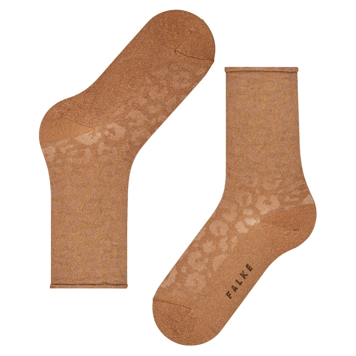 Chaussettes Shiny Special Edition old brass (1220), FALKE