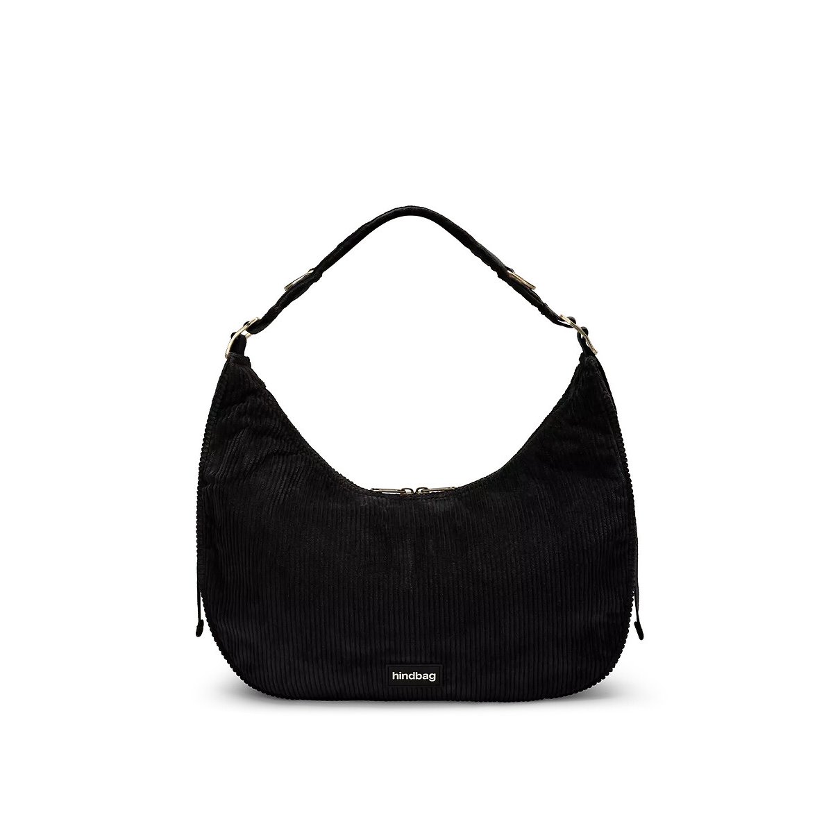 Sac zippé, BIANCA noir, HINDBAG