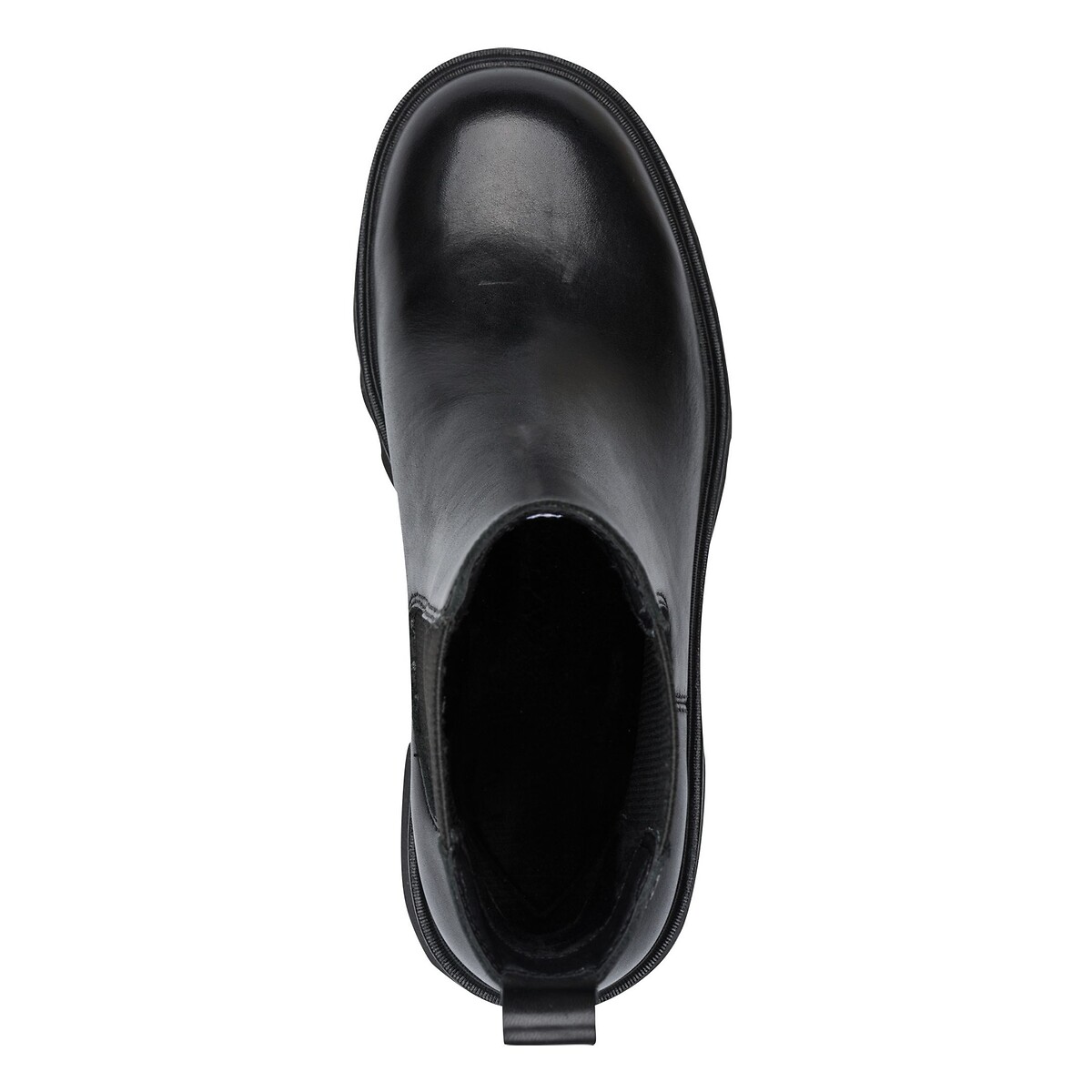 Botines chelsea de piel negro, TAMARIS