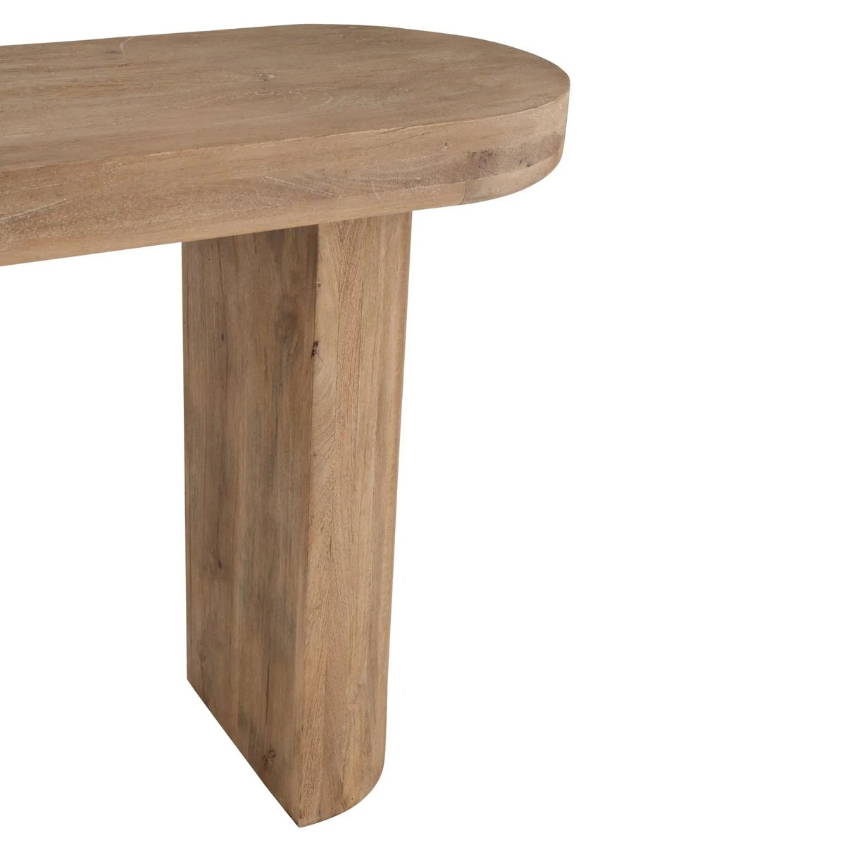 Console en manguier massif L152 - MAHE bois clair, HELLIN, DEPUIS 1862