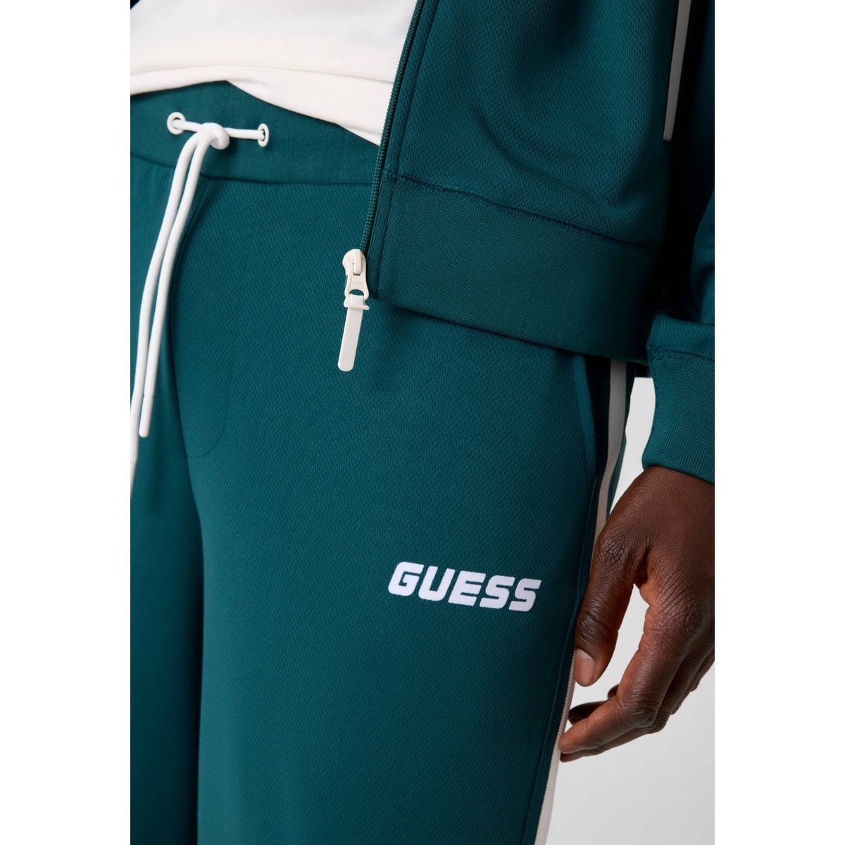 Pantalon Logo bleu sarcelle, GUESS