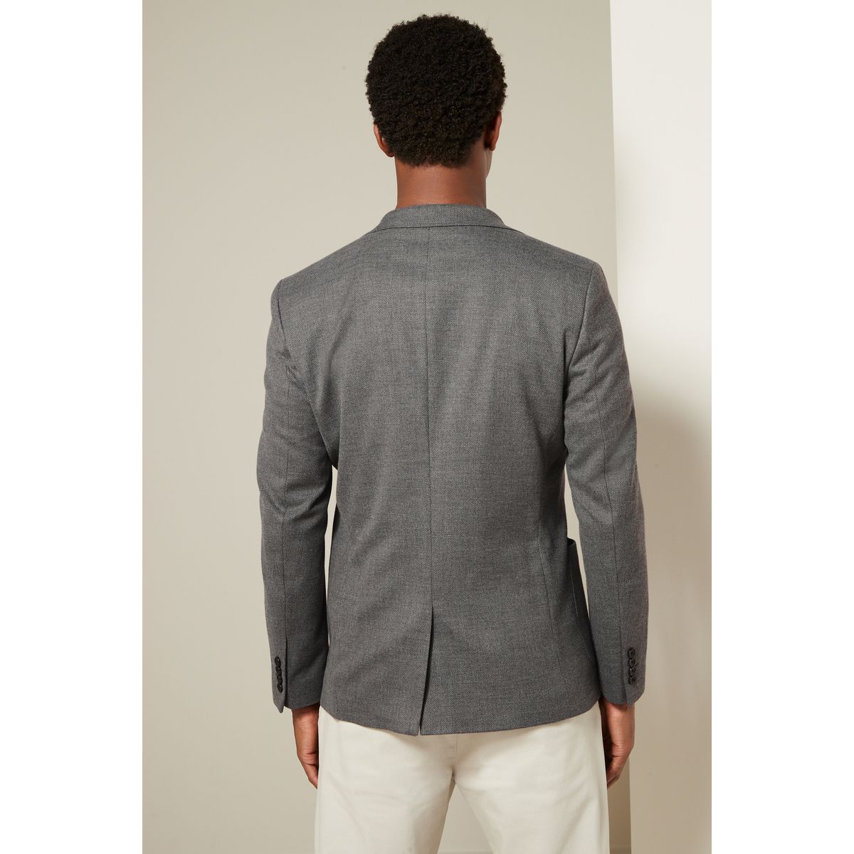 Blazer habillé texturé gris, NEXT