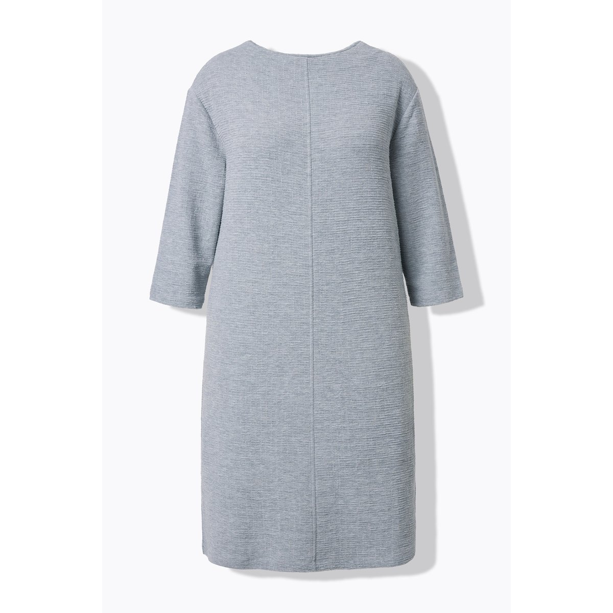 Robe en maille texturée mélange d’argent, ULLA POPKEN