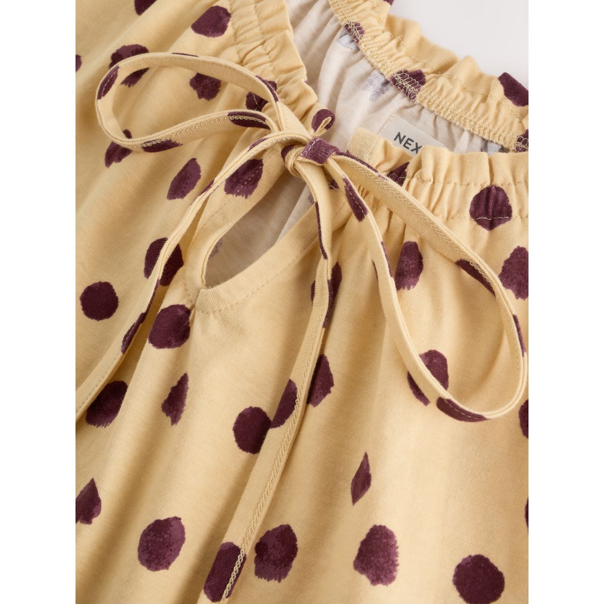 Pyjama short et débardeur coton tache jaune, NEXT
