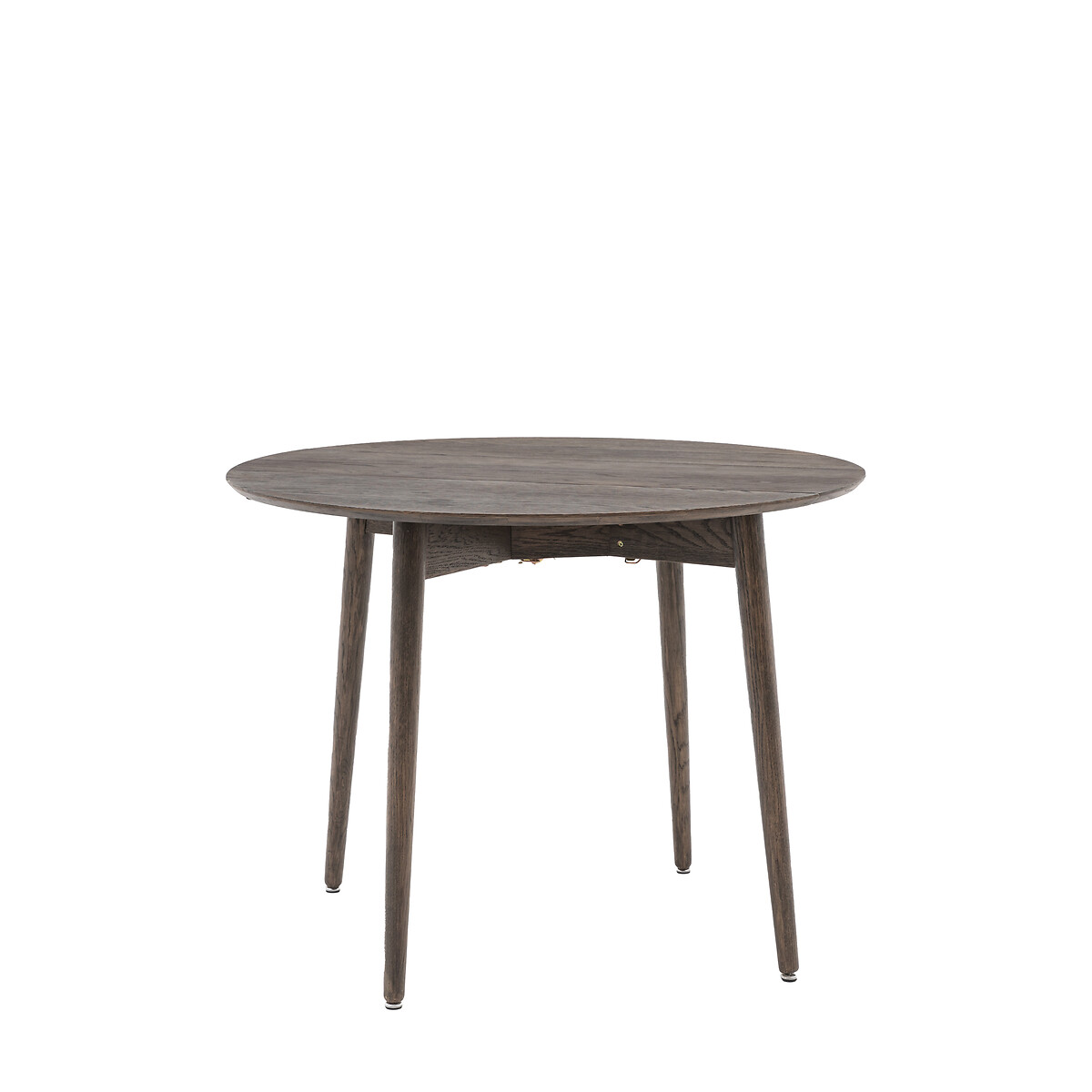 Hale Smoked Oak Round Folding Dining Table (Seats 4) smoked oak, ÉDITÉ