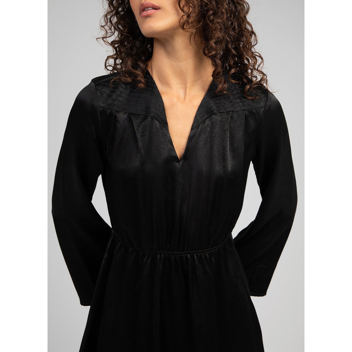 Robe Courte MARIBELA noir, AN'GE