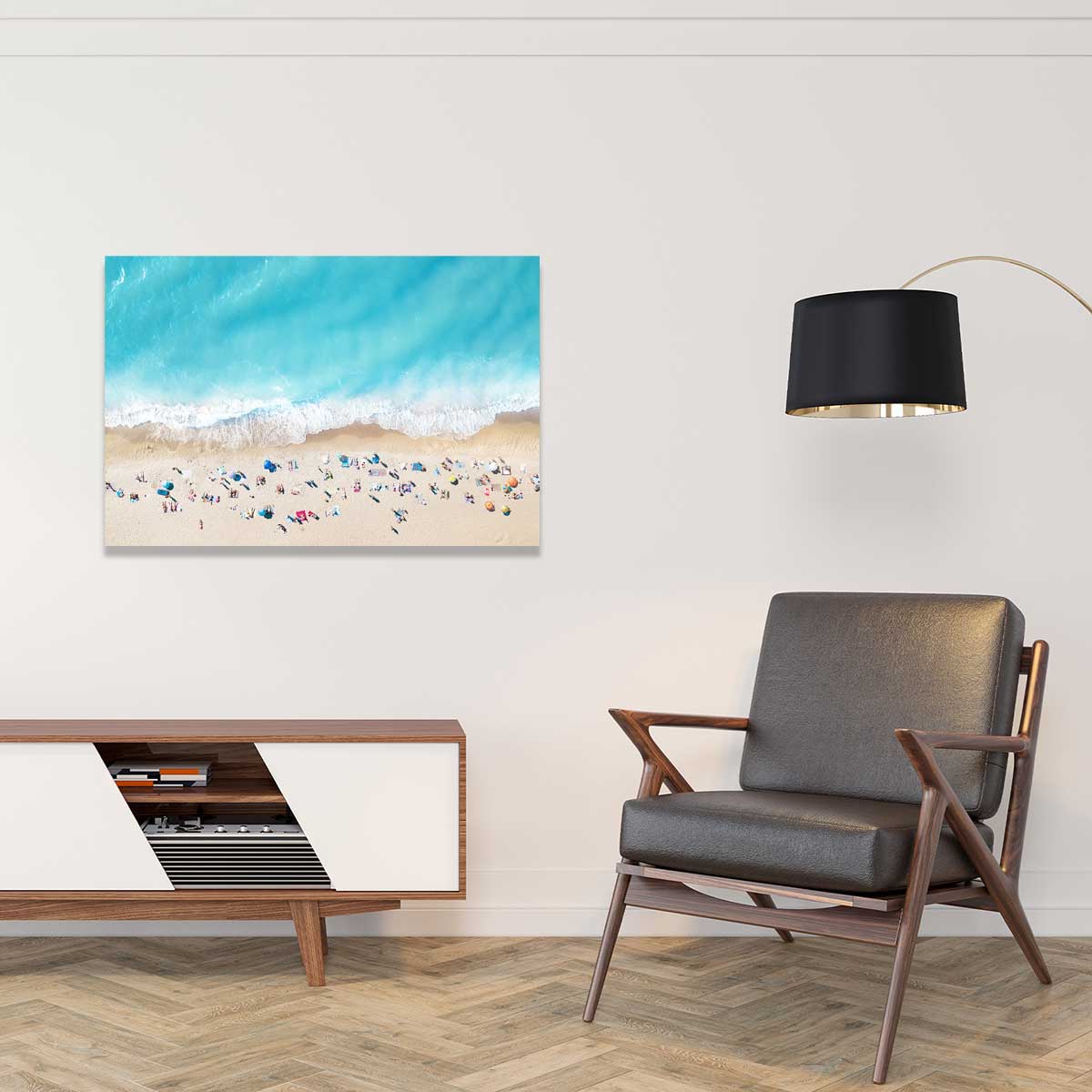 Tableau plage beach lovers for ever tableau alu dibond, HEXOA