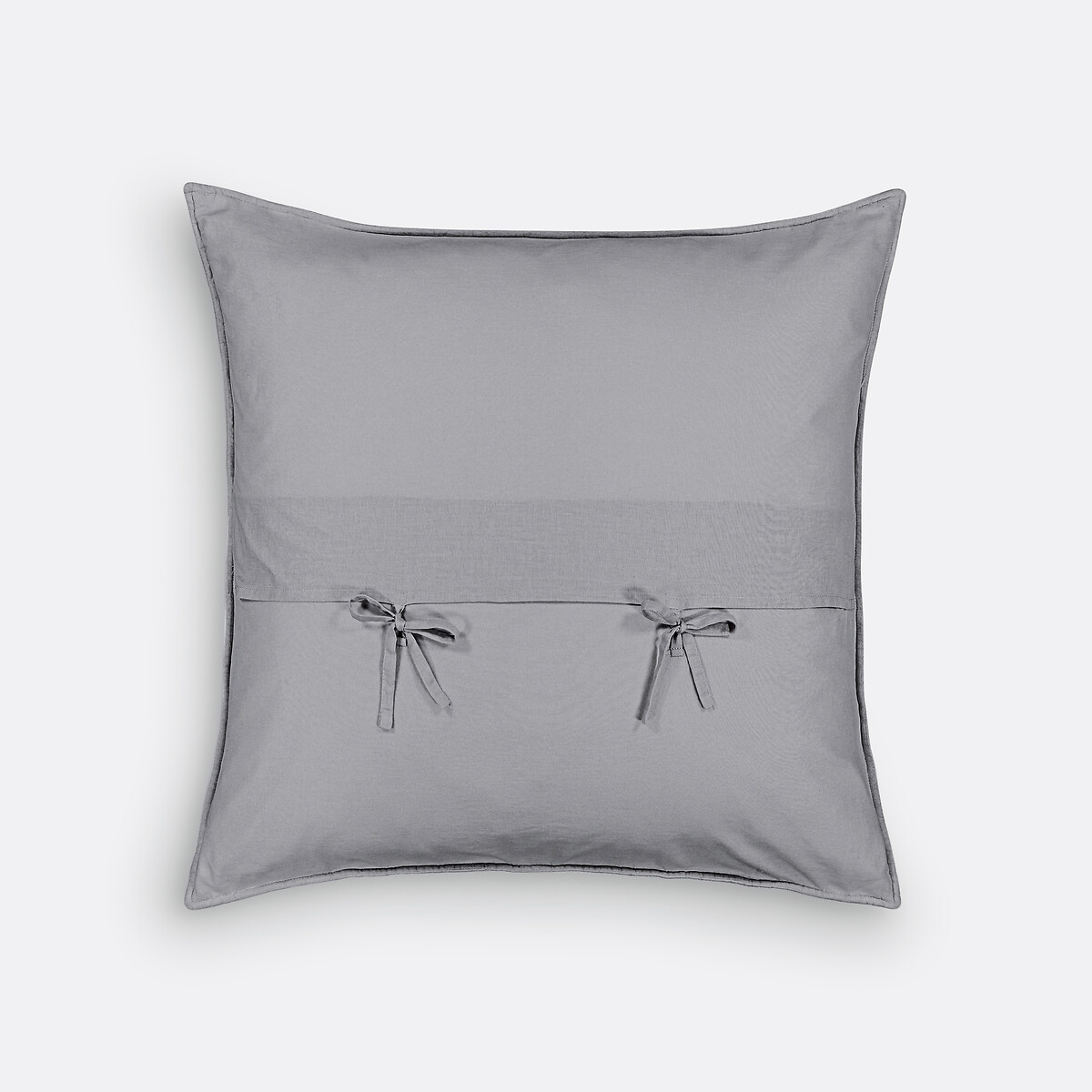 Housse de coussin coton, Zig Zag Scenario anthracite, LA REDOUTE INTERIEURS