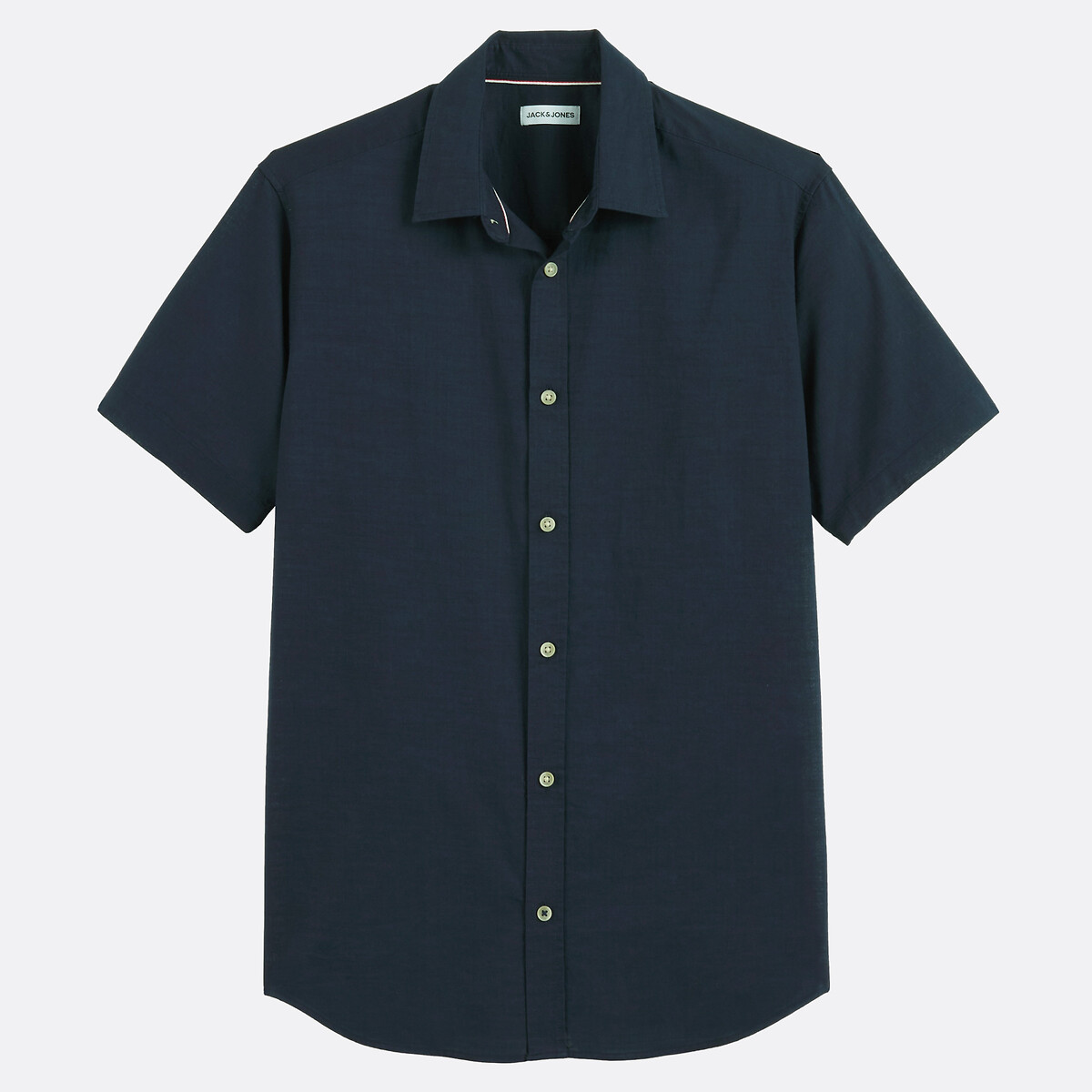 Hemd met korte mouwen marineblauw, JACK & JONES