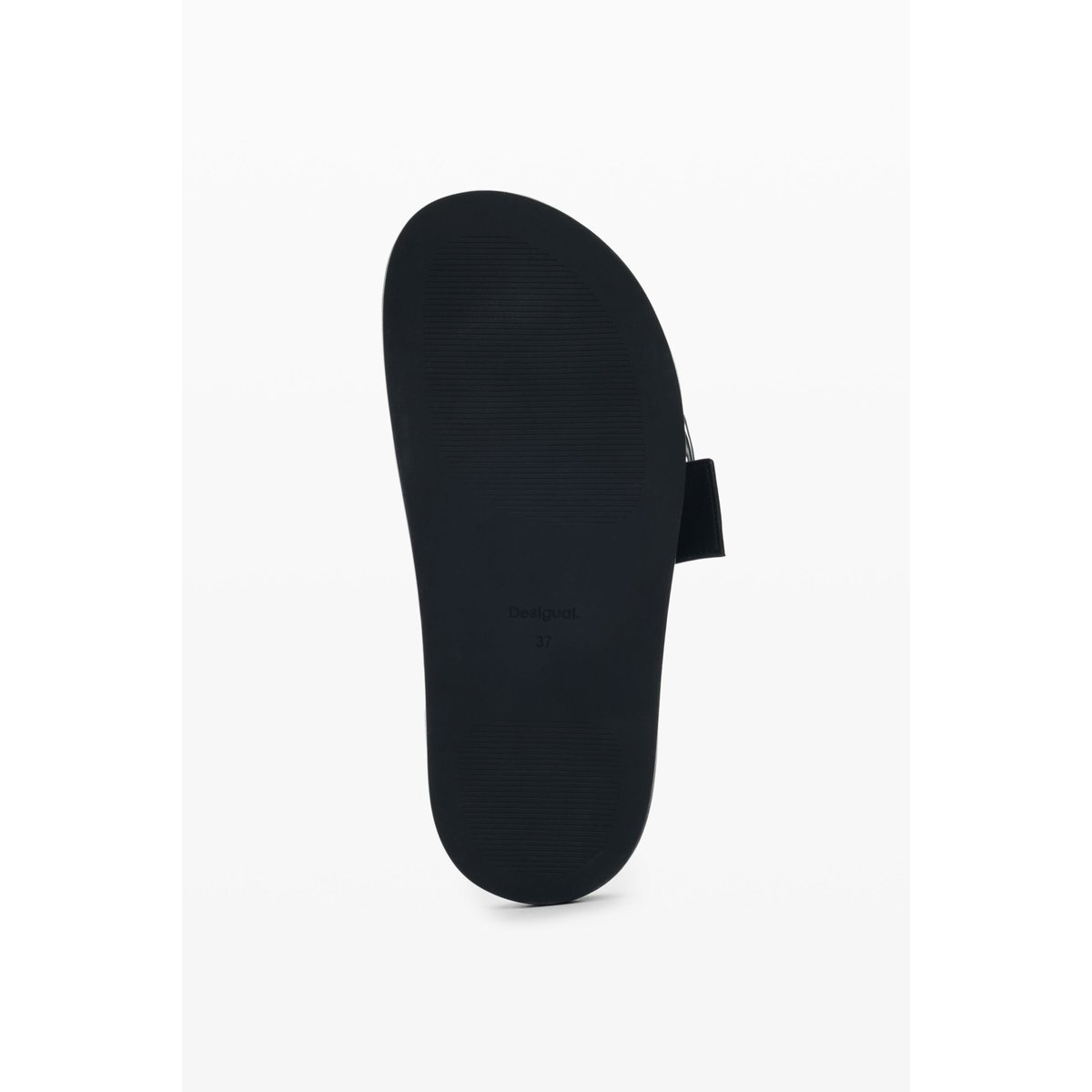 Sandale plateforme coeur noir, DESIGUAL