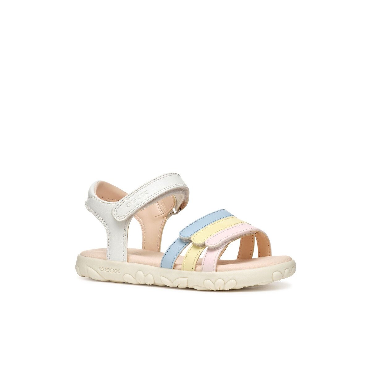 Kids Haiti Sandals white/multi-coloured, GEOX