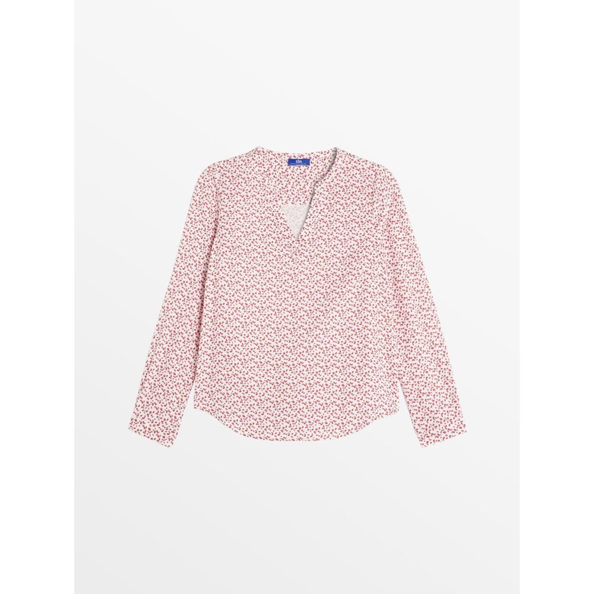 Blouse col rond ADELAMIS19776 groseille, TBS