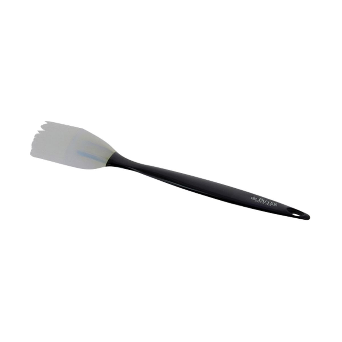 Pinceau silicone pâtissier d25 cm noir, DE BUYER