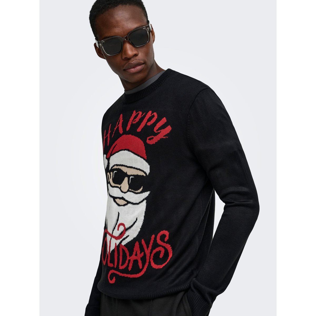 Pull En Maille black 1, ONLY & SONS