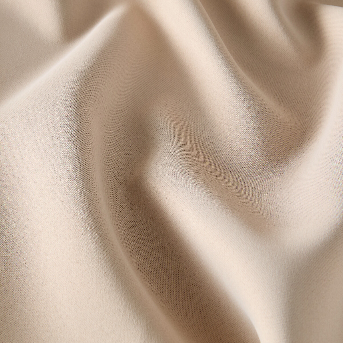Cortina opaca con ojales, Voda beige marrón claro, LA REDOUTE INTERIEURS