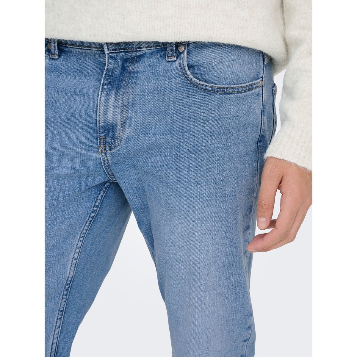 Jean Slim light blue denim, ONLY & SONS