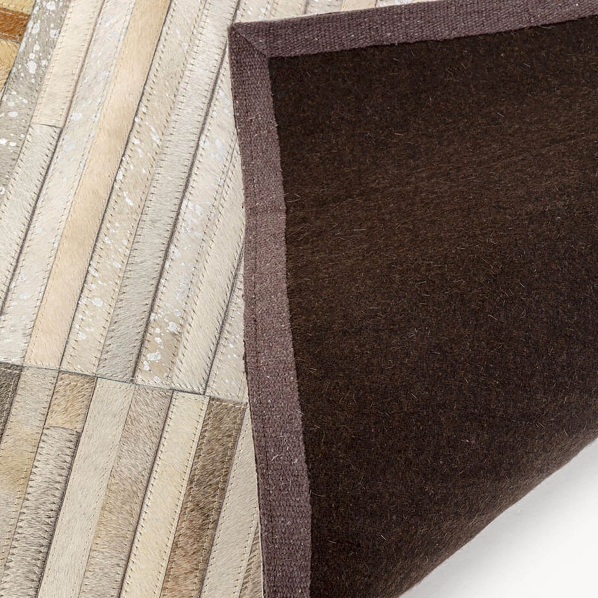 Tapis en cuir, MAGNETO beige, KARE DESIGN