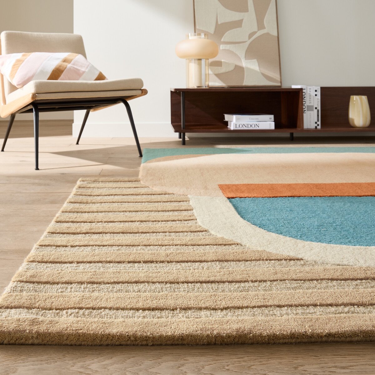 Alfombra de lana, Velia multicolor, LA REDOUTE INTERIEURS