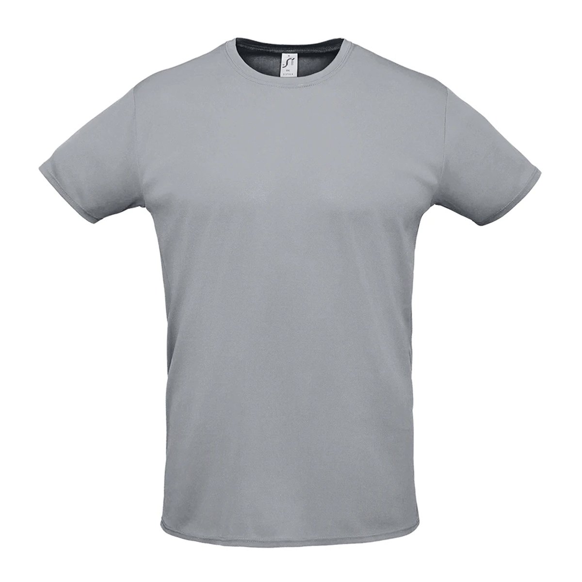 T-shirt uni manches courtes SPRINT gris, SOLS