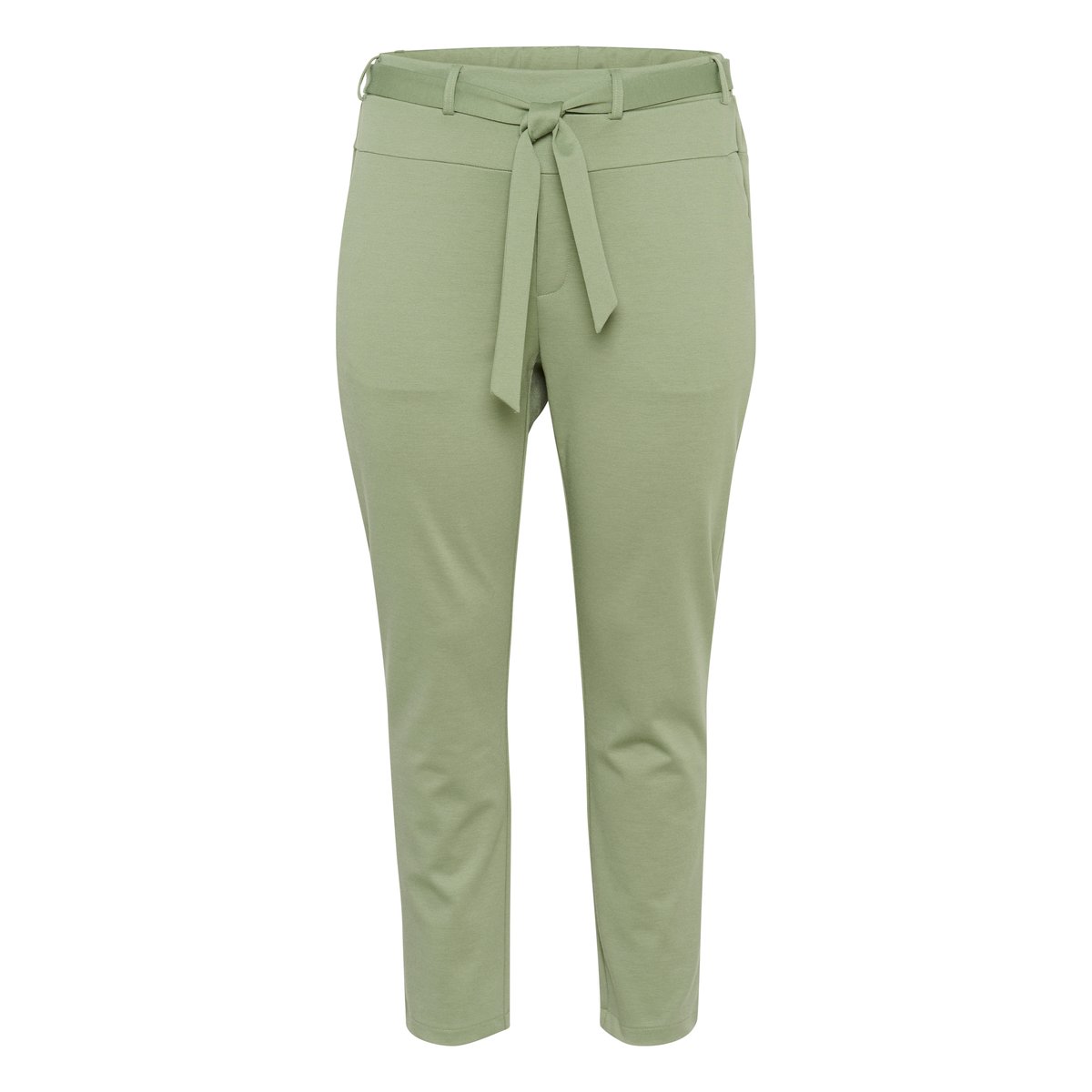 Pantalon Tricoté vert oil green, KAFFE CURVE