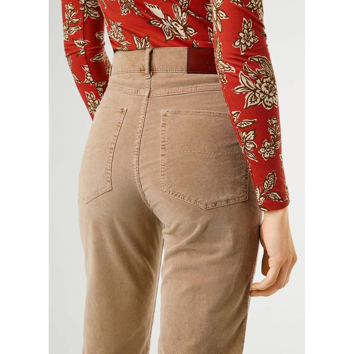 Sun Corduroy Trousers beige, PEPE JEANS