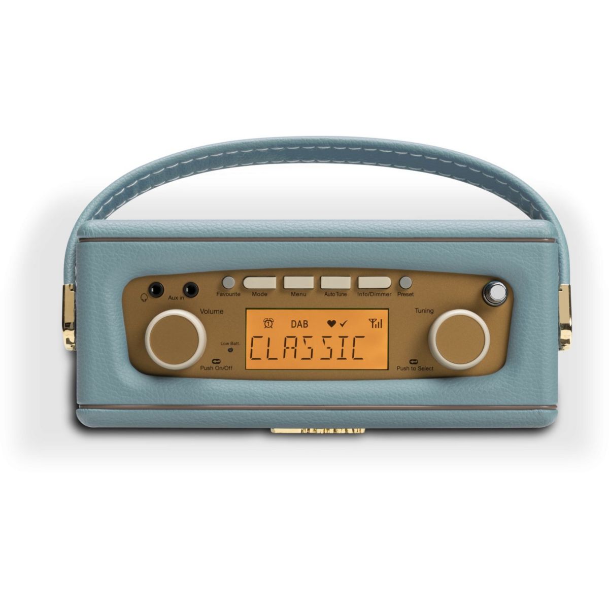 Radio DAB REVIVAL UNO BT BLEU CIEL bleu, ROBERTS