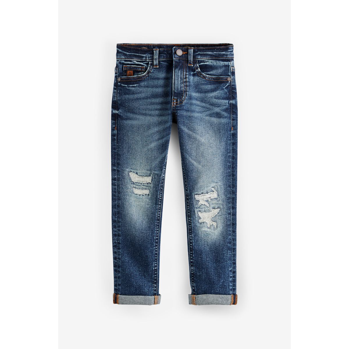 Jean effet vieilli bleu moyen, NEXT