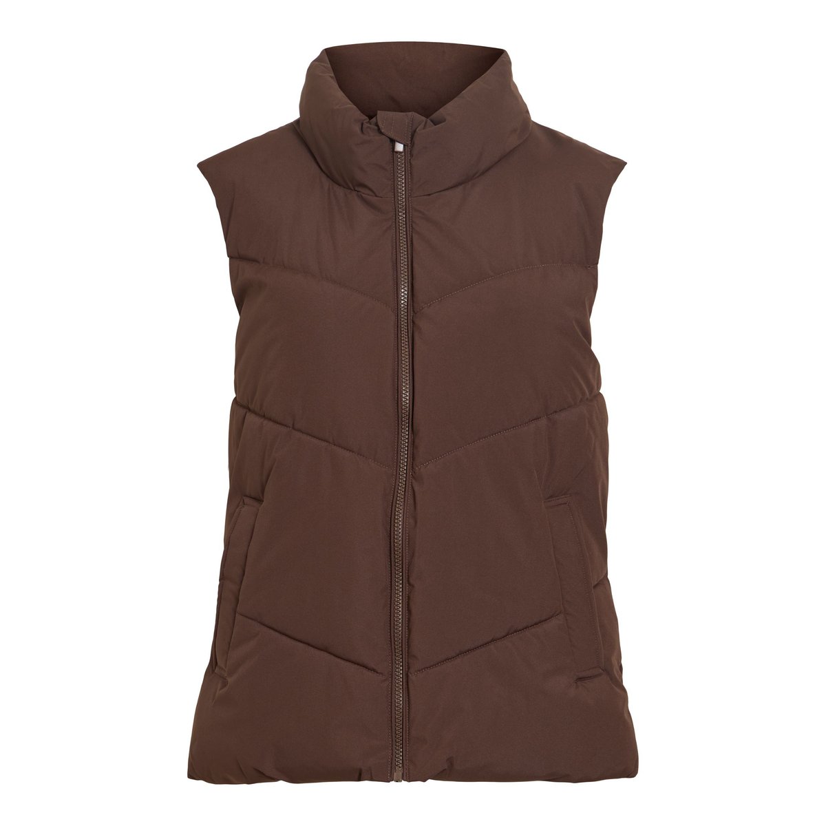 Gilet marron - coffee bean1, VILA