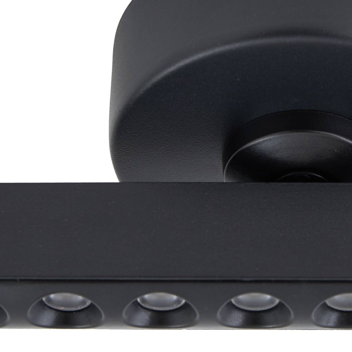Plafonnier en métal moderneLED, Eldrin noir, LINDBY