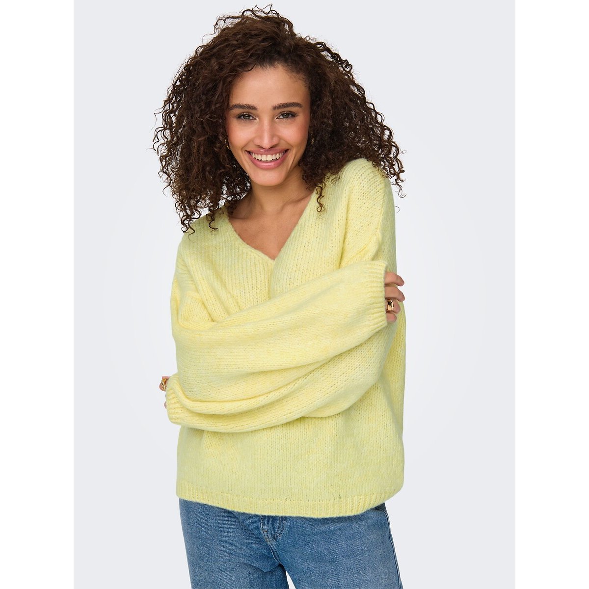 Crew Neck Jumper yellow, JDY