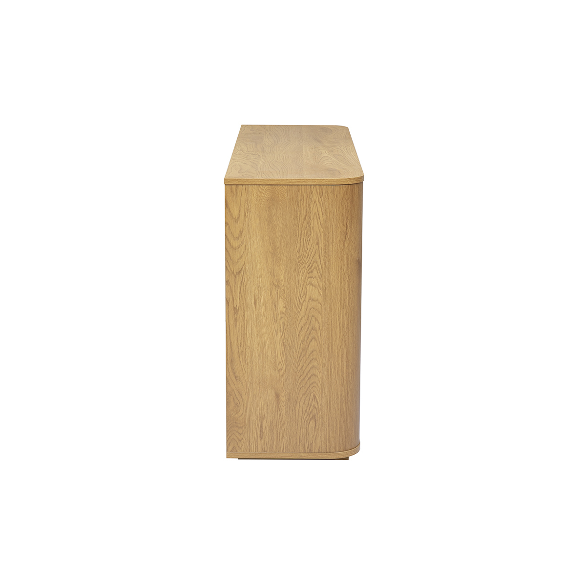 Console finition bois clair chêne 2 tiroirs L120 cm NEGAN chêne clair, MILIBOO