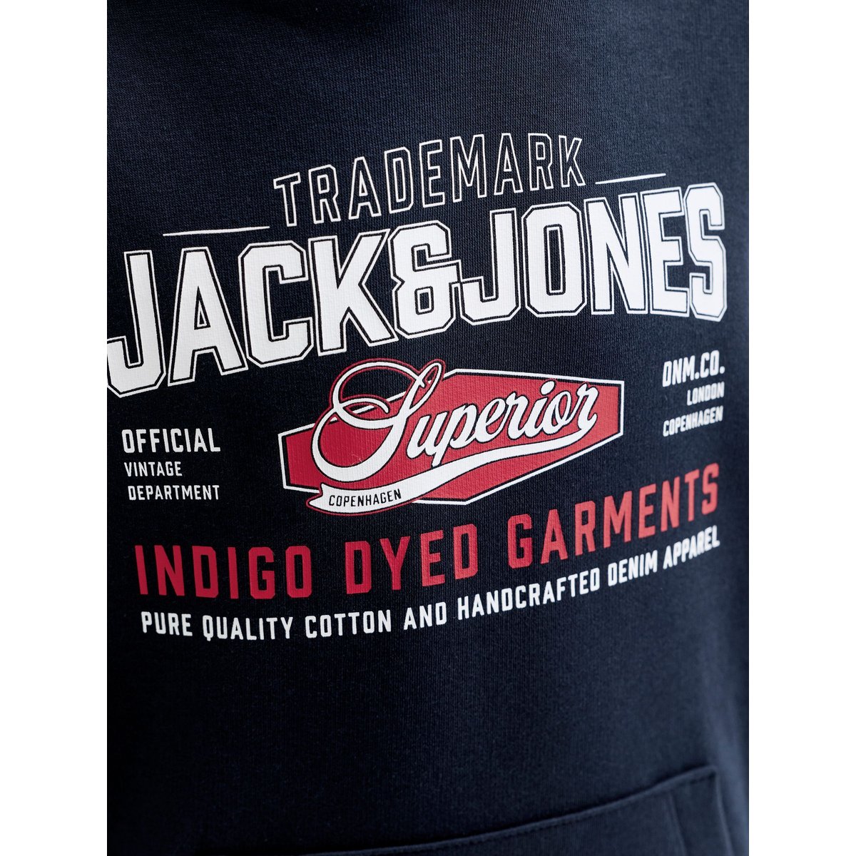 Sweat À Capuche navy blazer, JACK & JONES JUNIOR