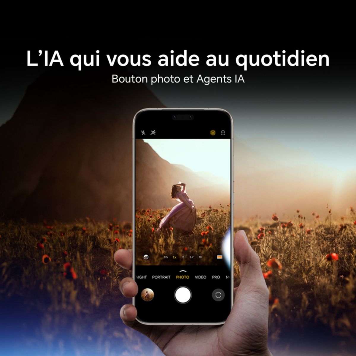 Smartphone Magic8 Pro Noir 512Go 5G couleur unique, HONOR