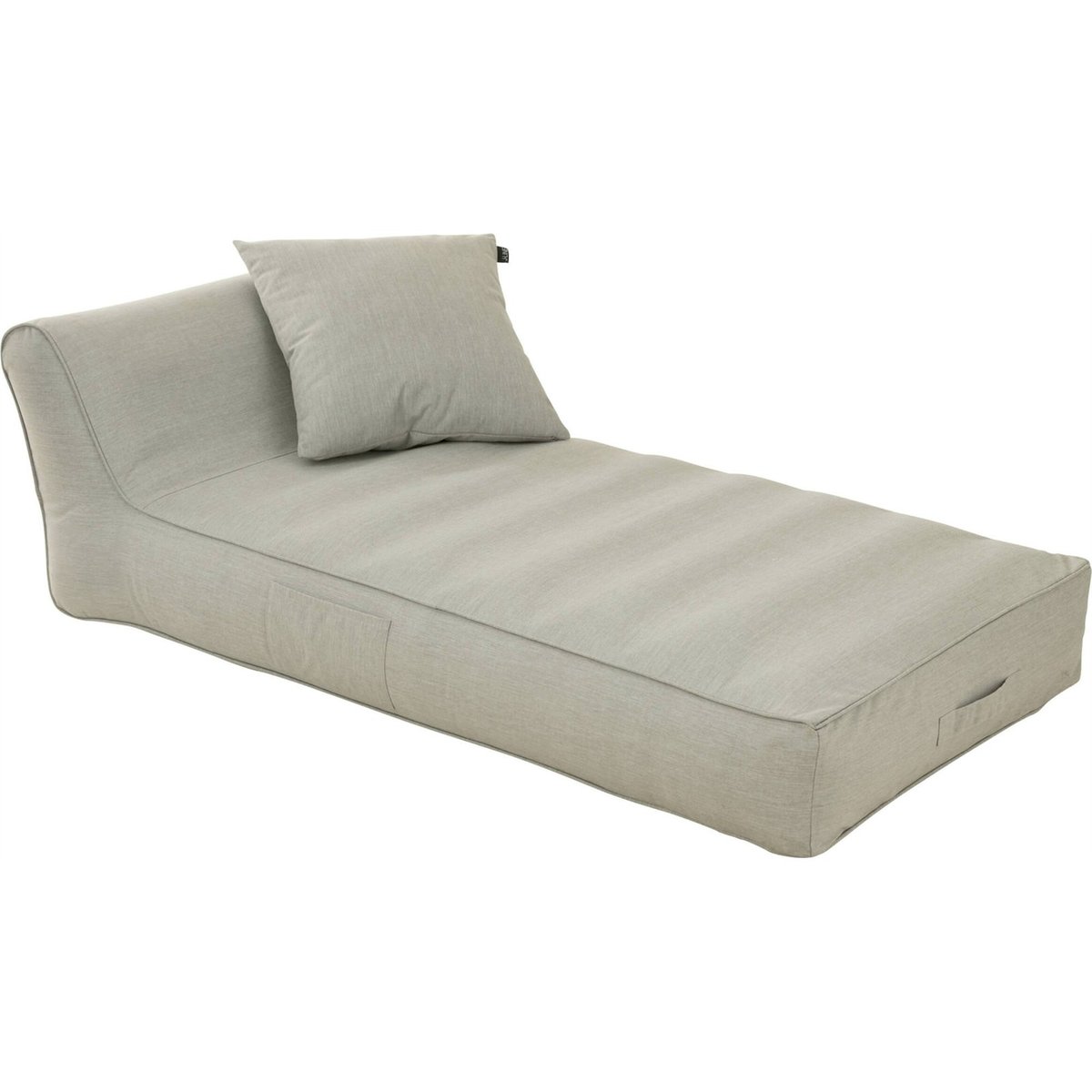 Matelas de détente pour bain de soleil gris, RECOLLECTION