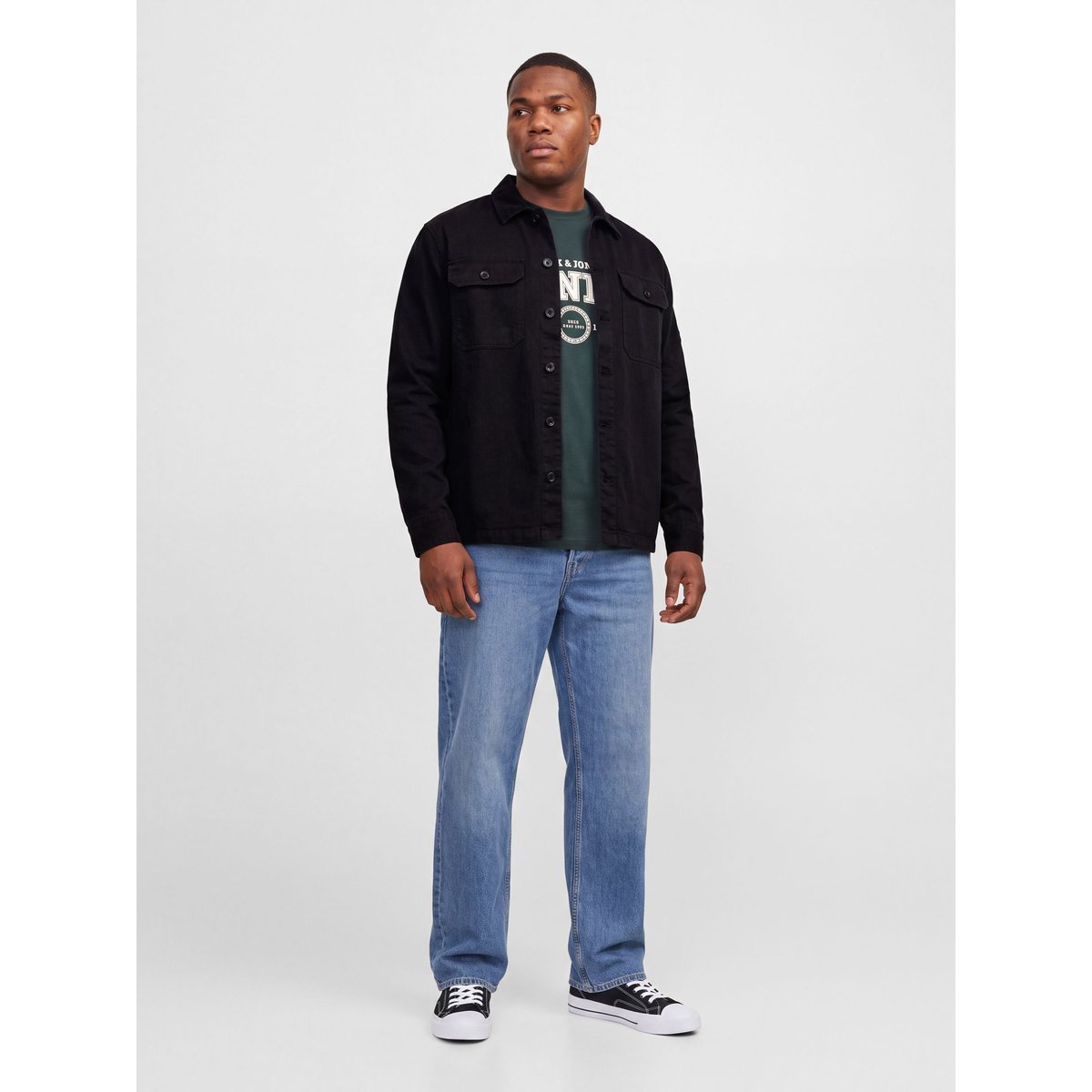 Chemise black 1, JACK & JONES