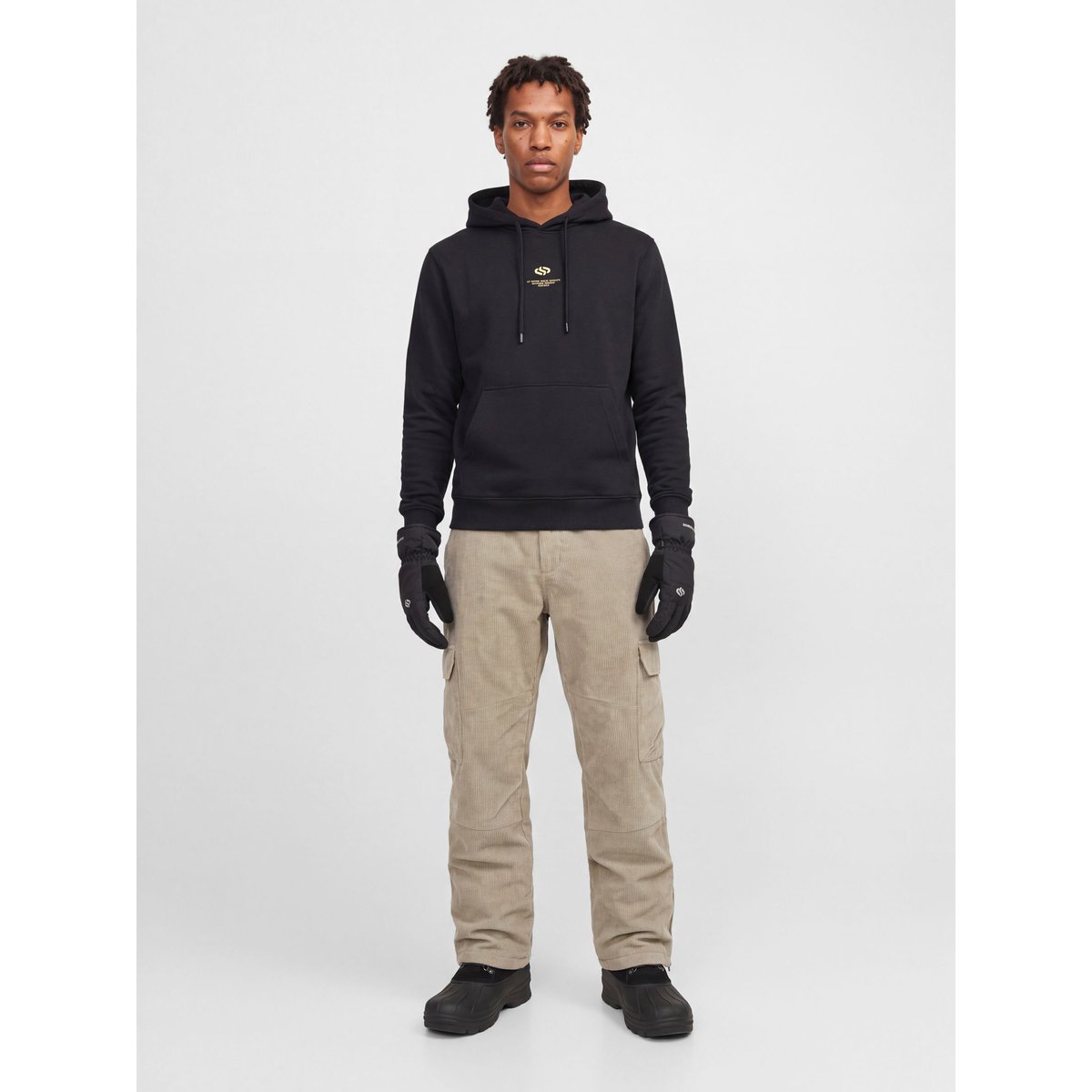 Sweat À Capuche black 1, JACK & JONES